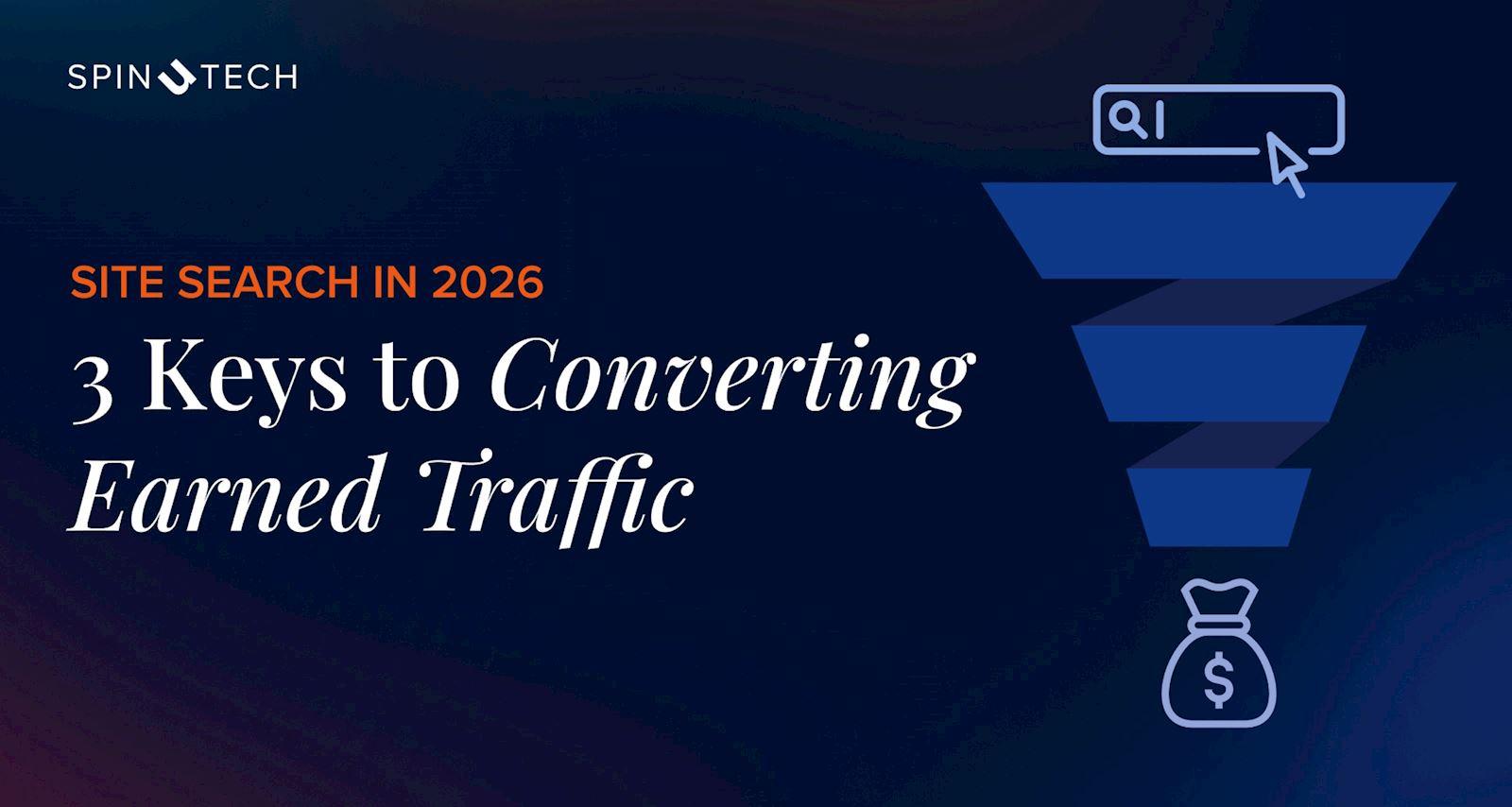 Site Search In 2026: 3 Keys to Converting Earned Traffic